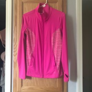 Bright pink semi fitted jacket